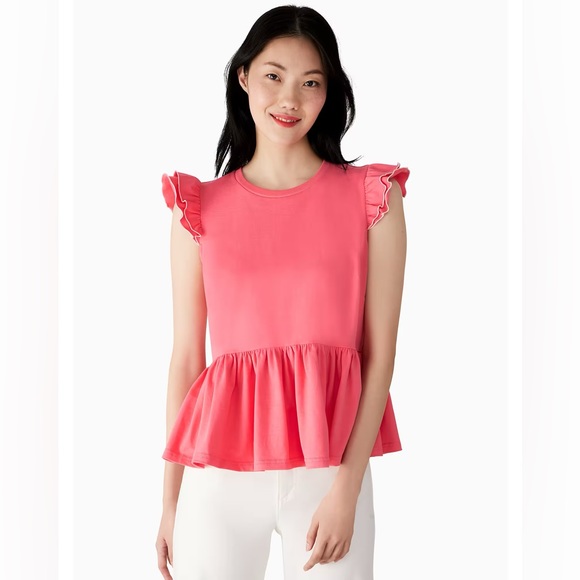 Kate Spade Peplum Tee - Picture 2 of 4